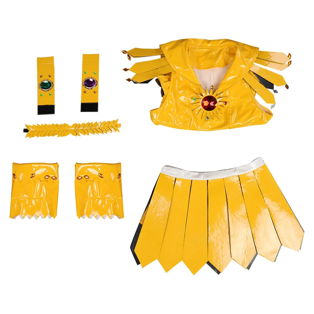 Sailor Moon Cosmos Movie 2023 Sailor Galacia Outfit Cosplay Costume Halloween Carnival Suit