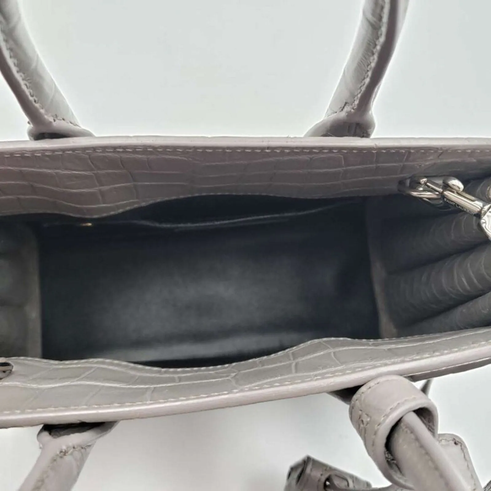 Saint Laurent Leather Satchel Bag