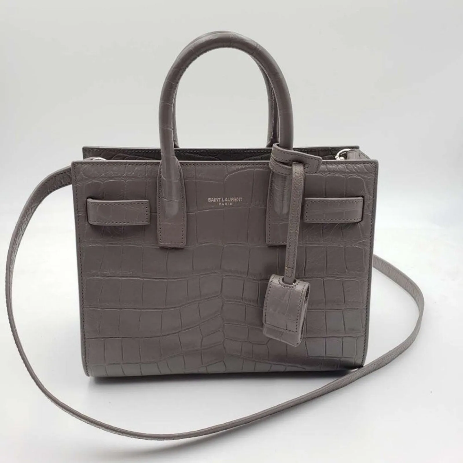 Saint Laurent Leather Satchel Bag