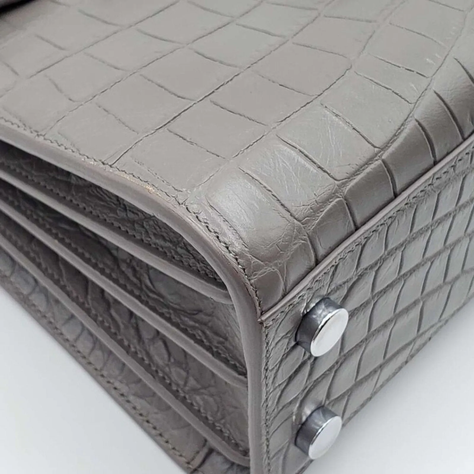 Saint Laurent Leather Satchel Bag