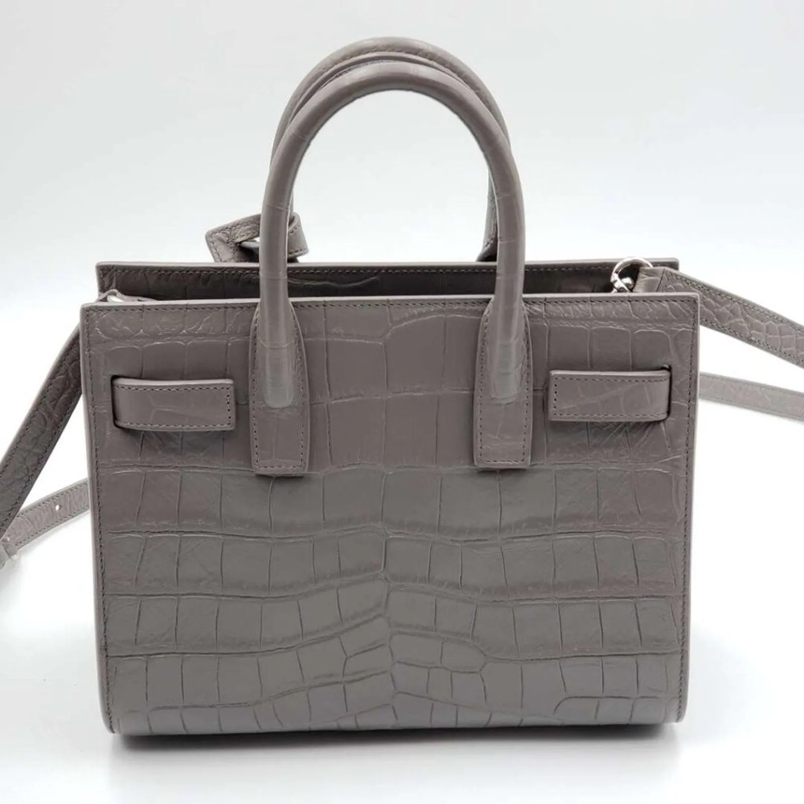 Saint Laurent Leather Satchel Bag