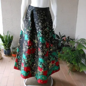 SAMUEL DONG Quilted Brocade Maxi