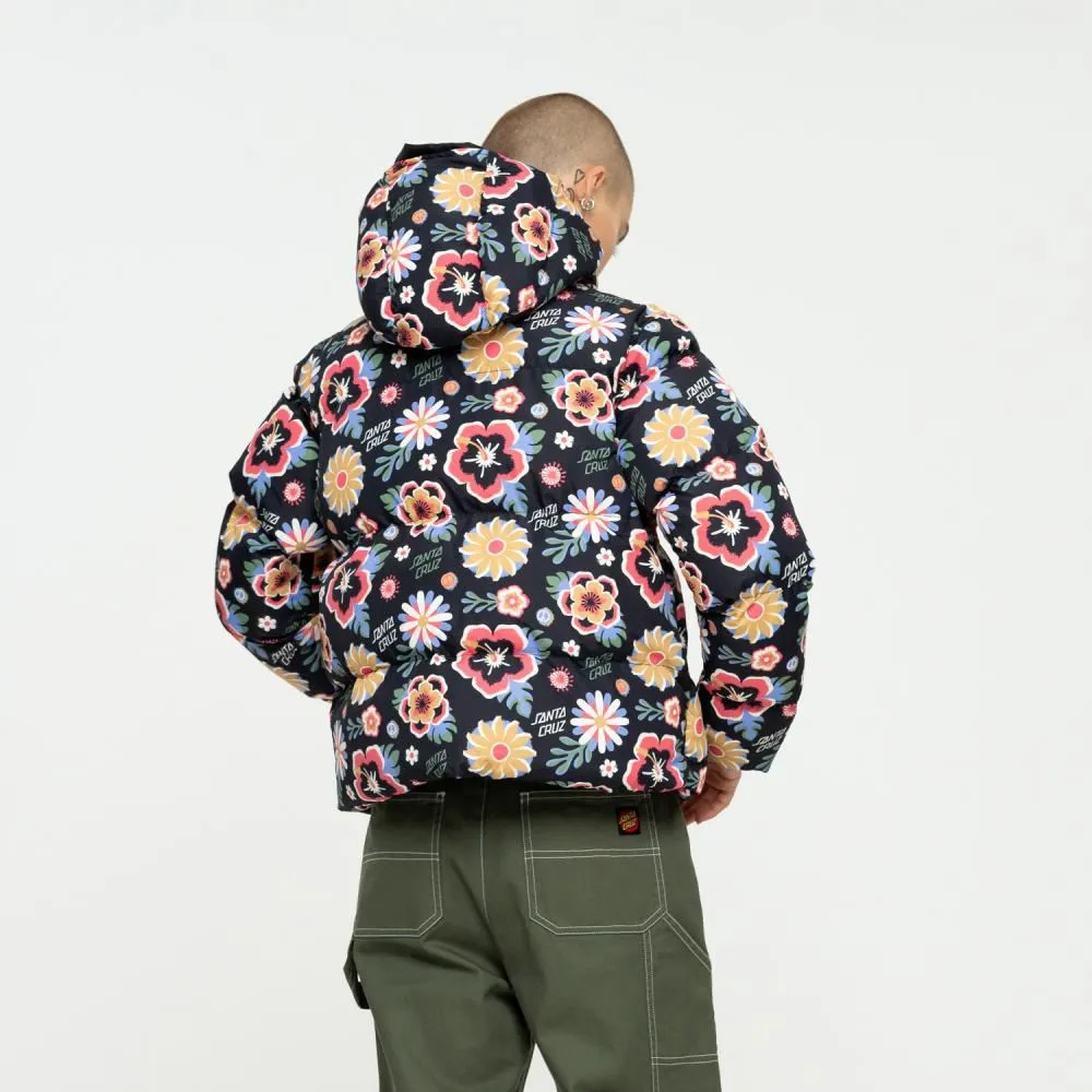 Santa Cruz Womens Jacket Free Spirit Repeat Quilted Jkt - All Over Print