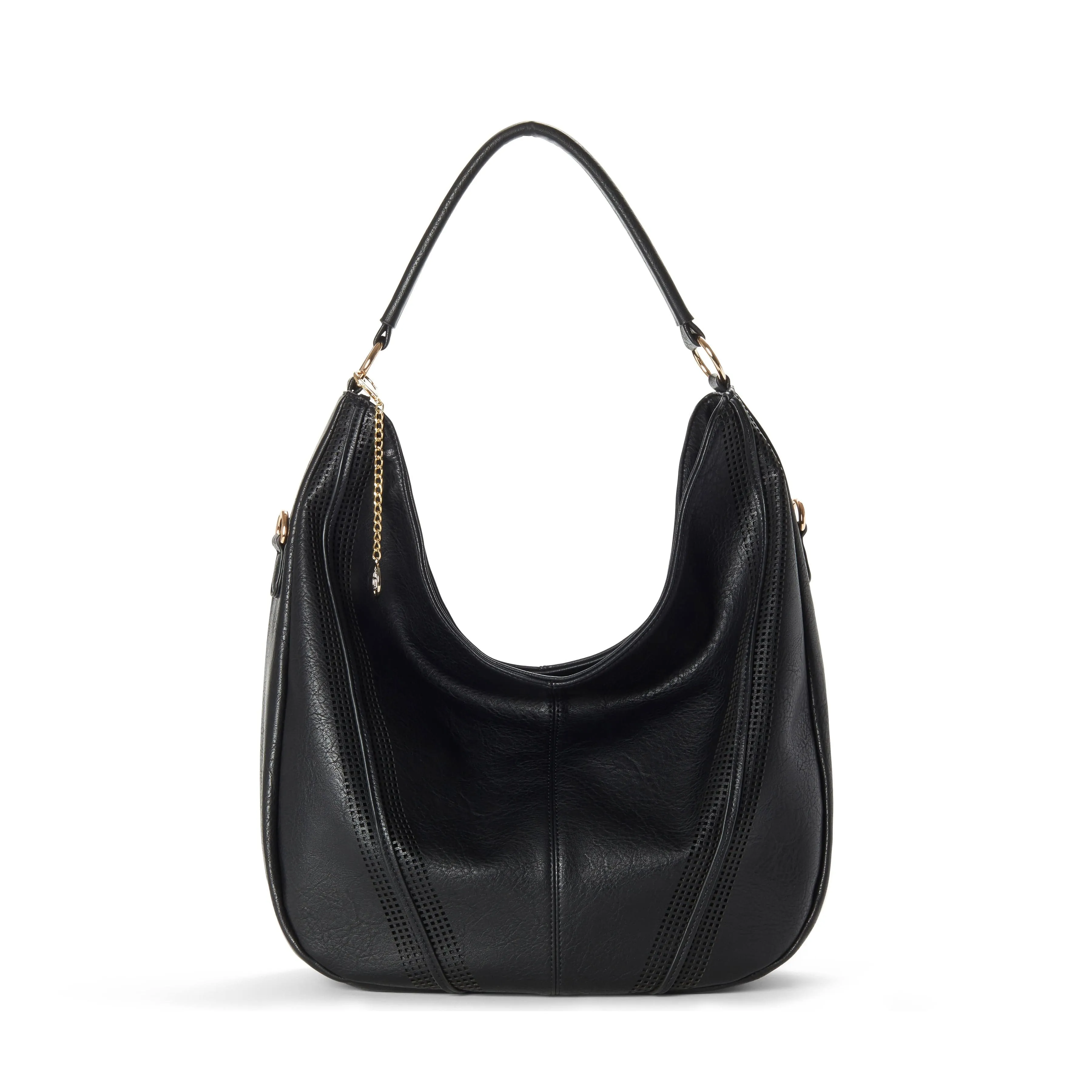 Savannah Vegan Leather Perforated Hobo | Multiple Colours
