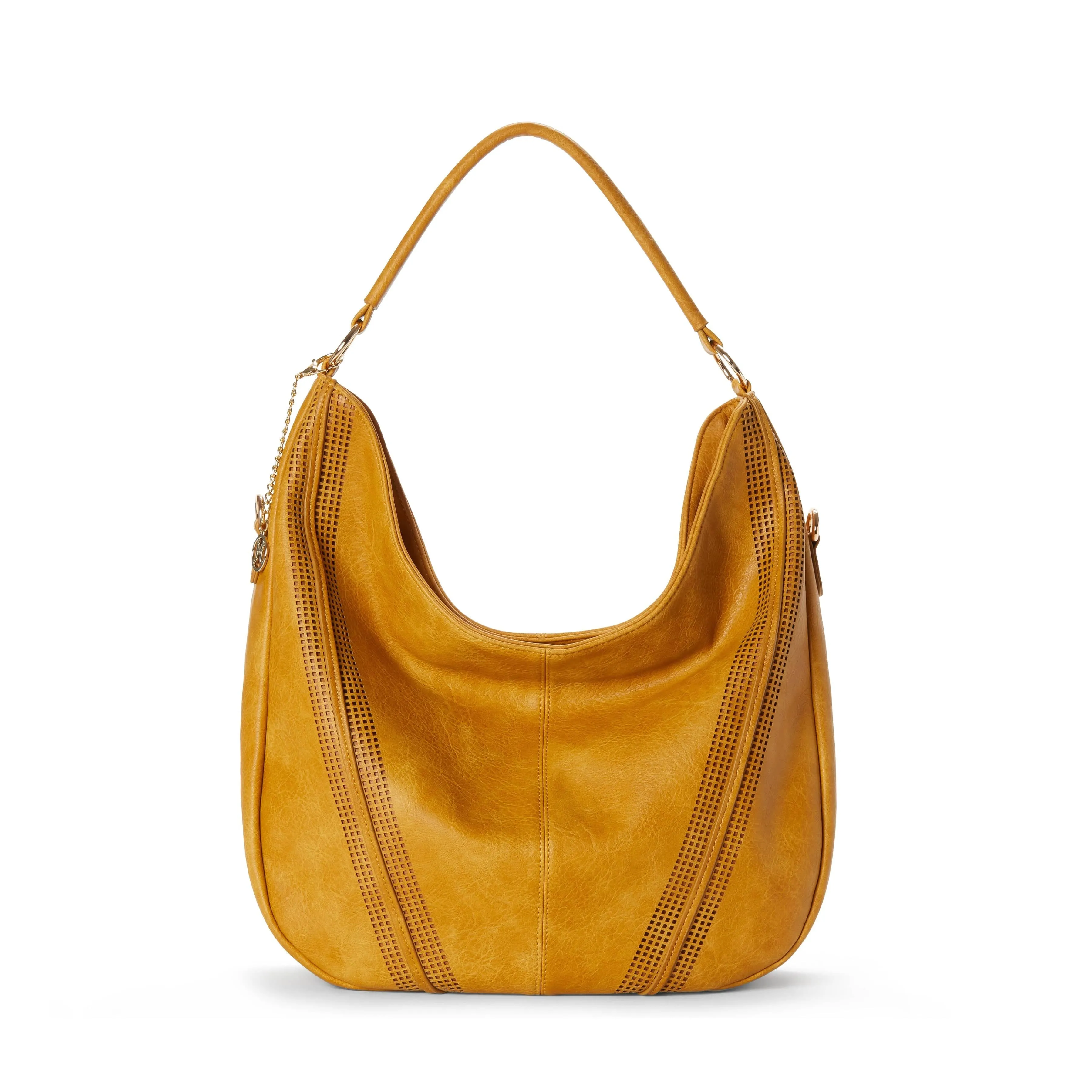 Savannah Vegan Leather Perforated Hobo | Multiple Colours