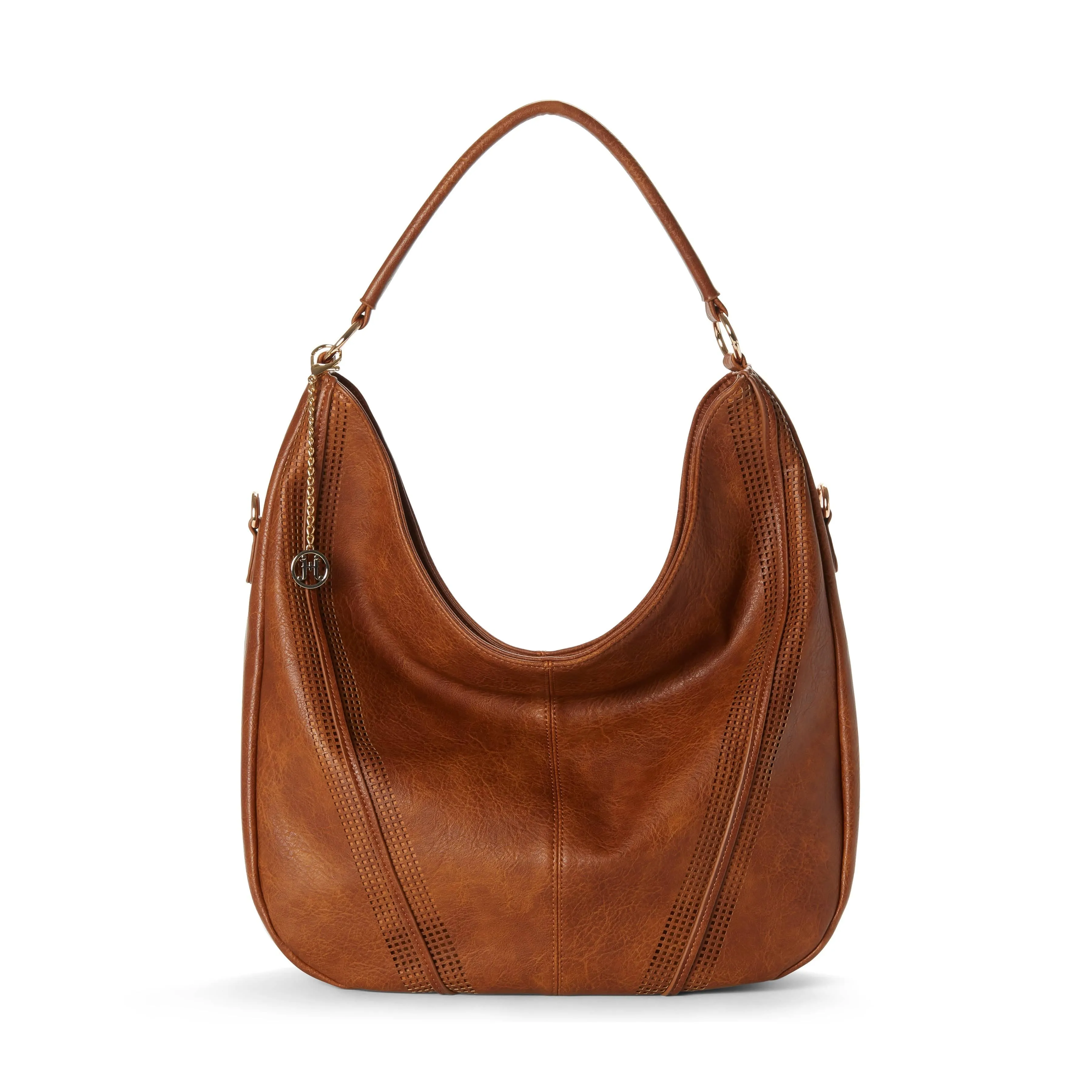 Savannah Vegan Leather Perforated Hobo | Multiple Colours