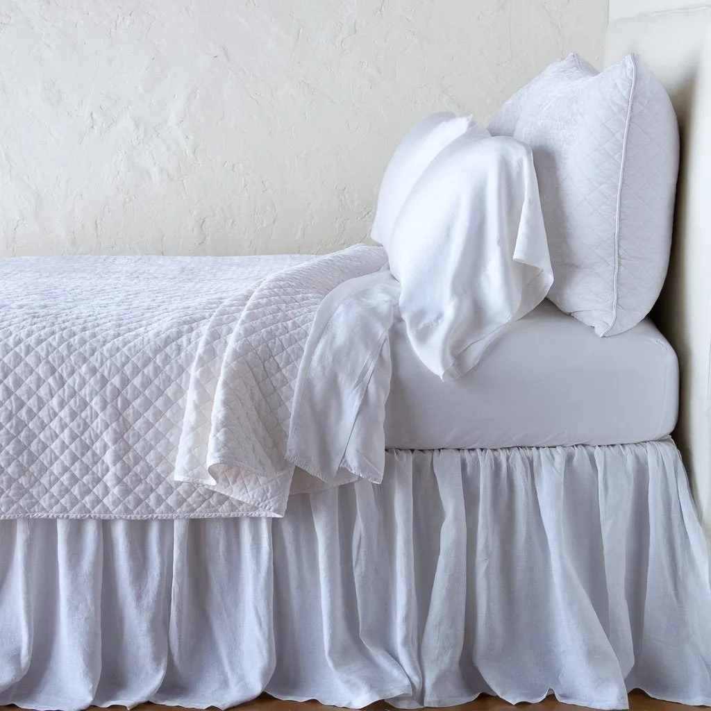Silk Velvet Quilted Coverlet