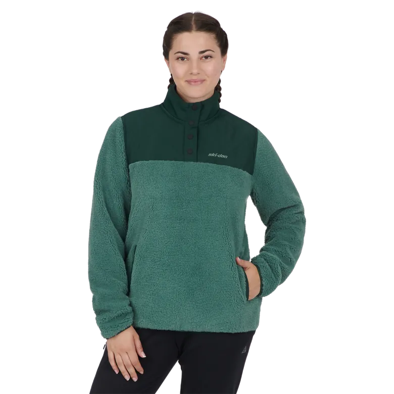 Ski-Doo Women's 1/4 Snap Pullover Fleece