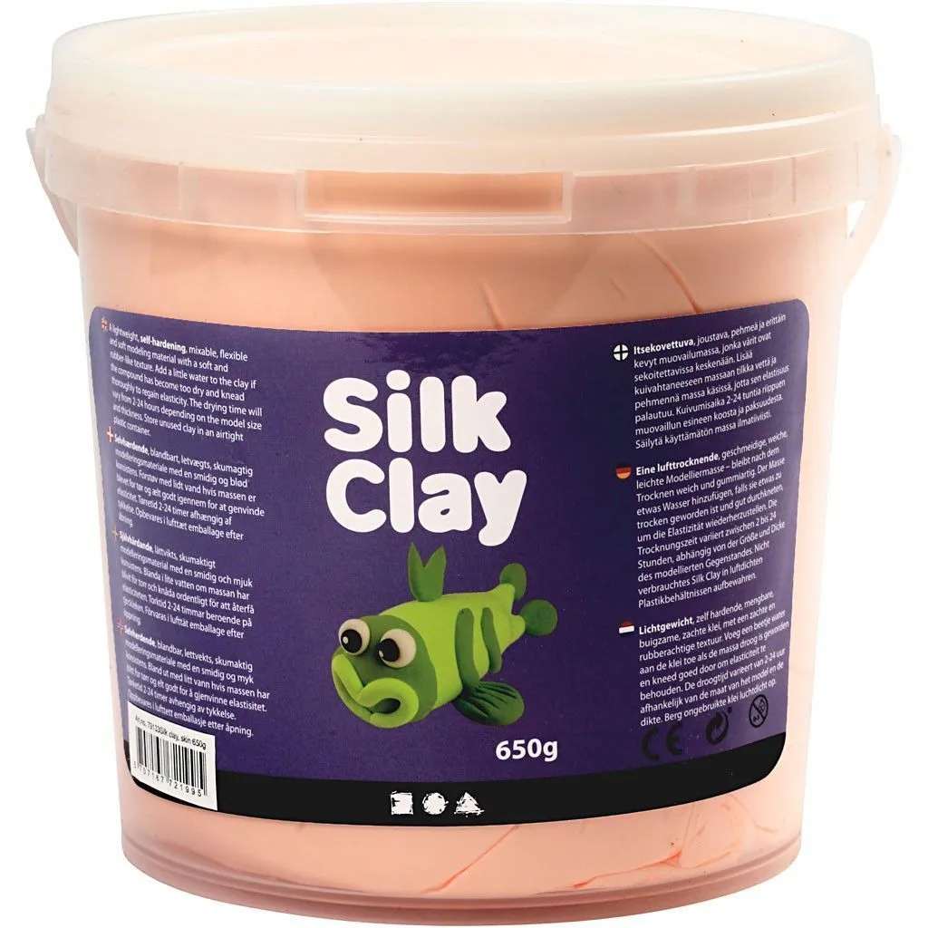 Skin Colour Pliable Lightweight Modelling Compound With Plastic Bucket 650 g