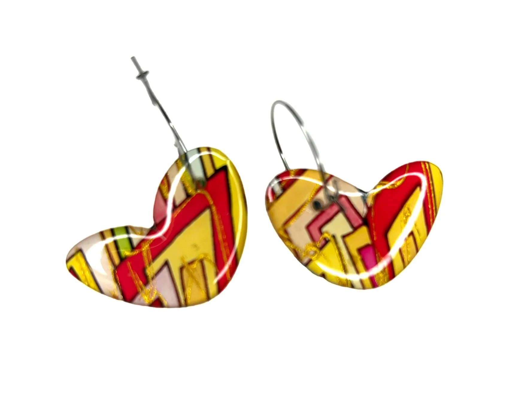 Small Heart Hoops