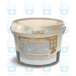 Smooth Hazelnut Filling - 5 KG Bucket - Gran Caravella Nocciola Spreadable Cream - Master Martini Canada