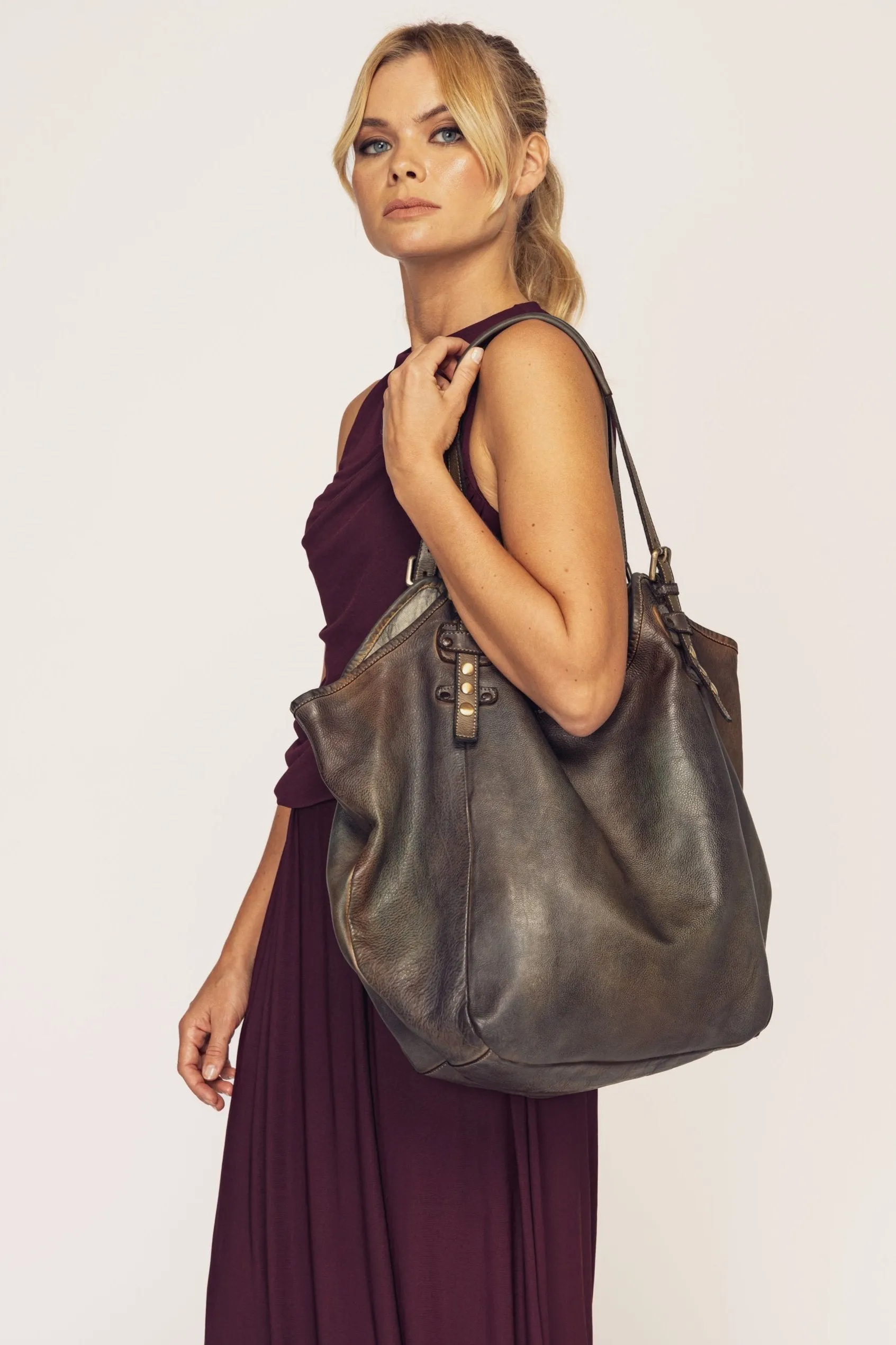 Soft & Slouchy Hobo - Petrol (Last Ones!)