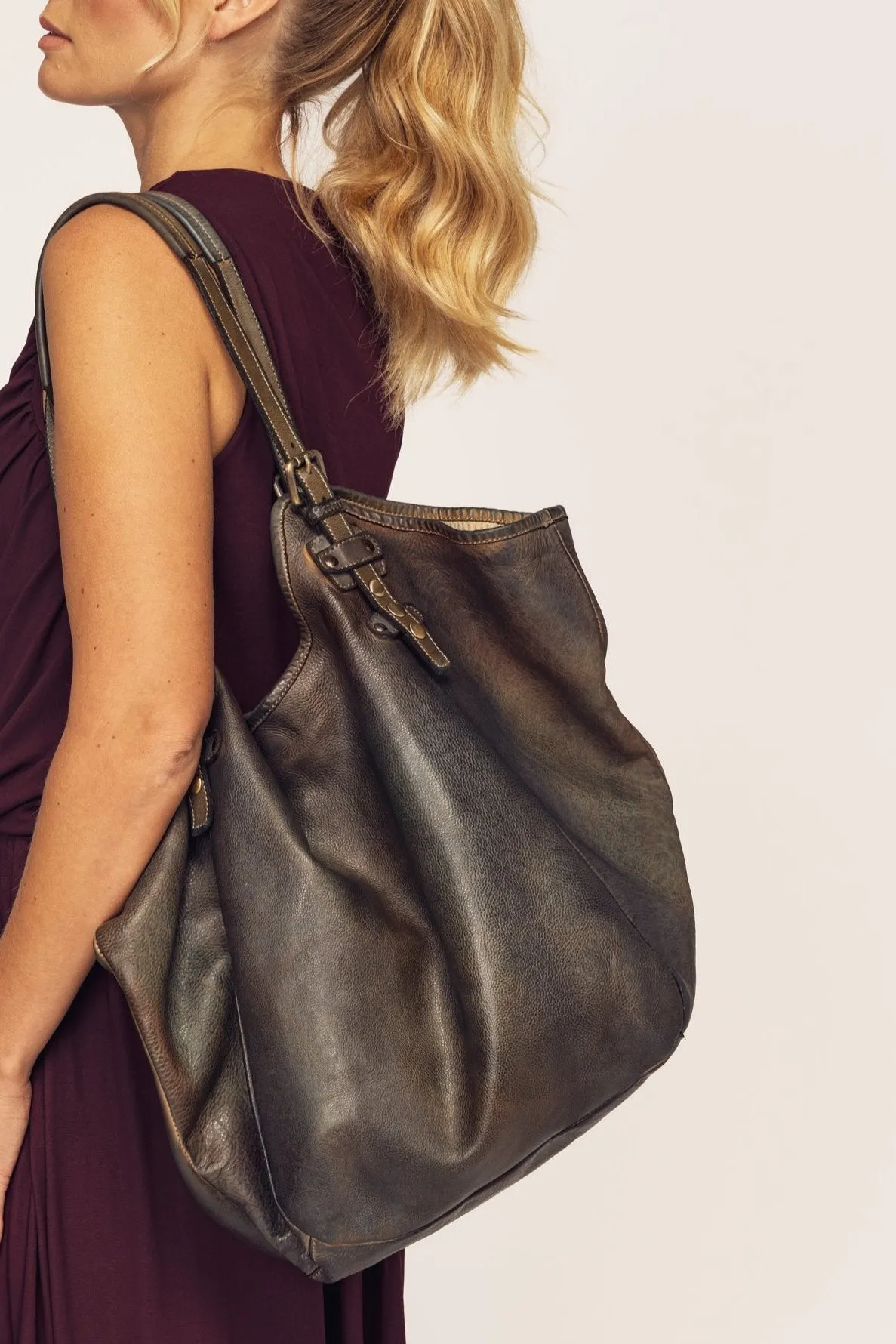 Soft & Slouchy Hobo - Petrol (Last Ones!)