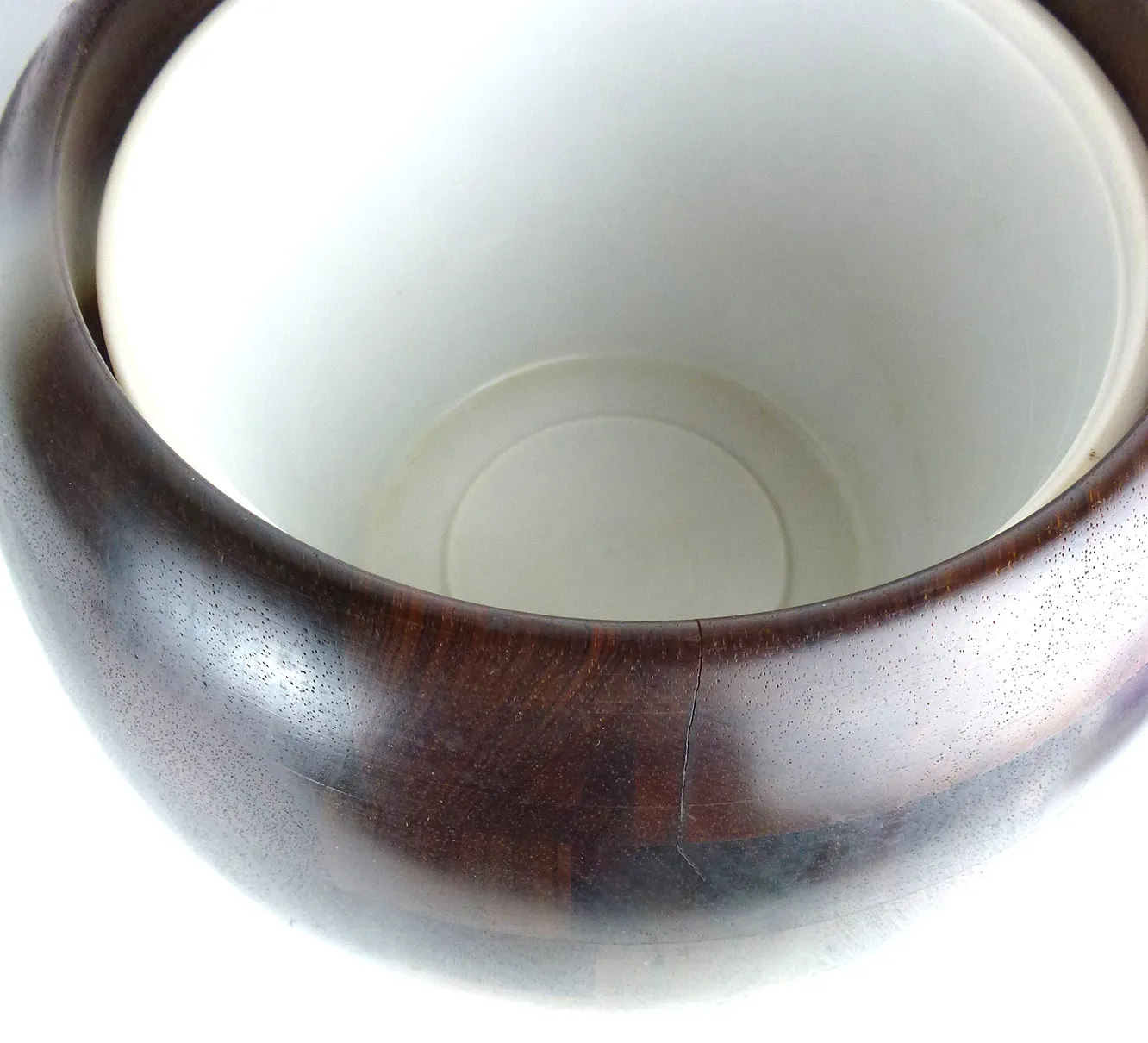 SOLD Mid Century Modern Teak Wood Ice Bucket