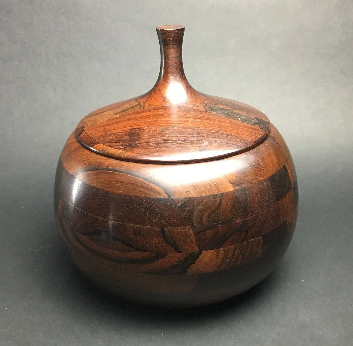 SOLD Mid Century Modern Teak Wood Ice Bucket