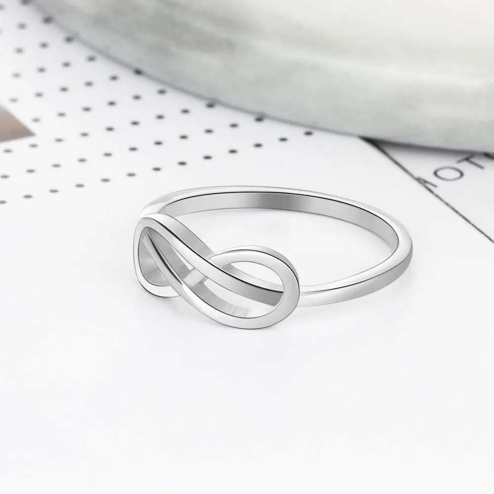 Solid 925 Sterling Silver Ring For Woman Trendy Ring
