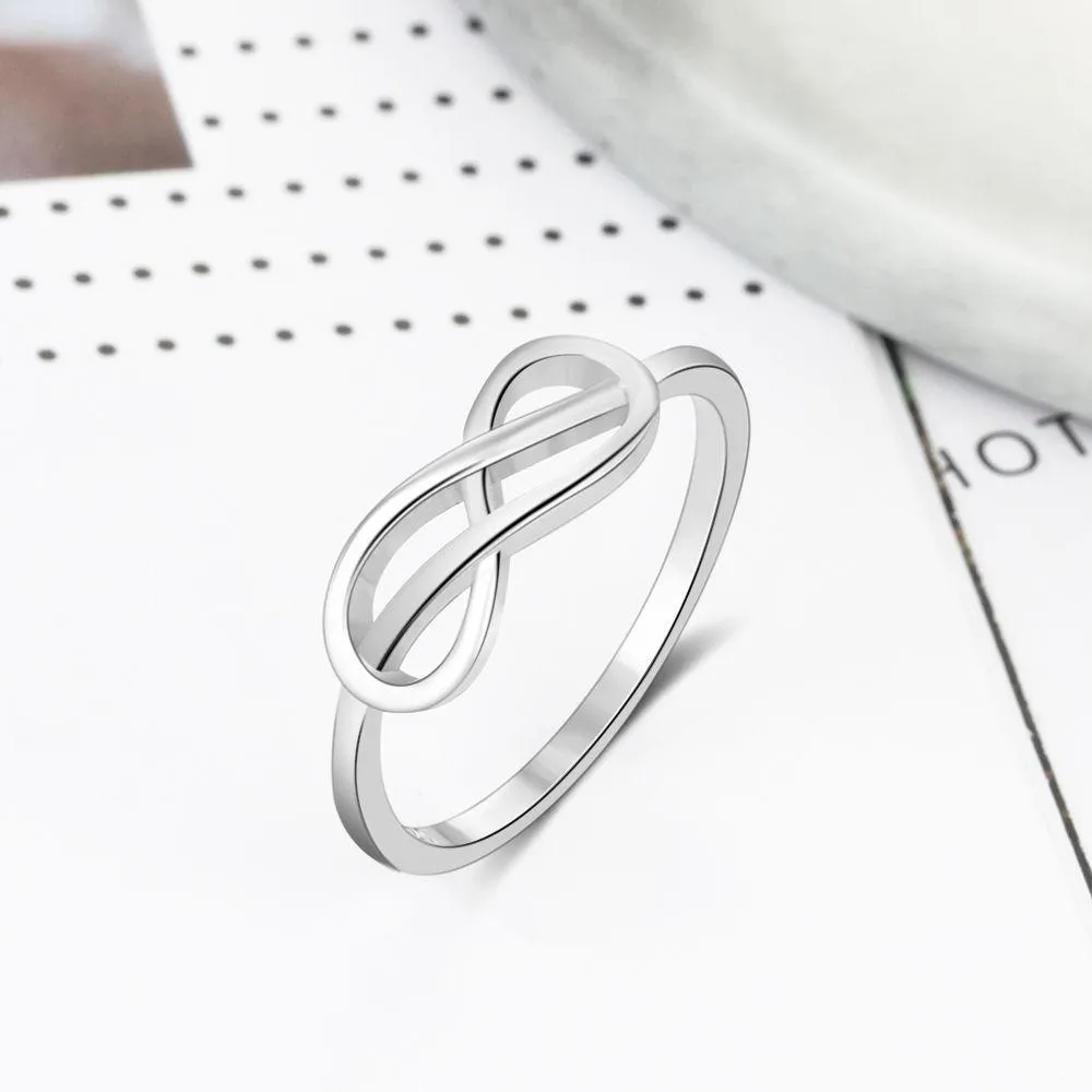 Solid 925 Sterling Silver Ring For Woman Trendy Ring
