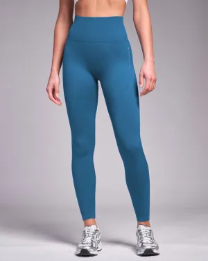SOLID Seamless Leggings Vintage Blue