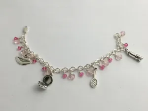 Special Order Charm Bracelet with Make-up Theme
