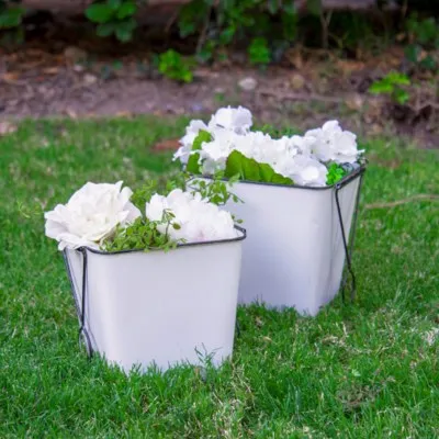 Square Metal Bucket