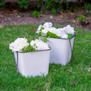 Square Metal Bucket