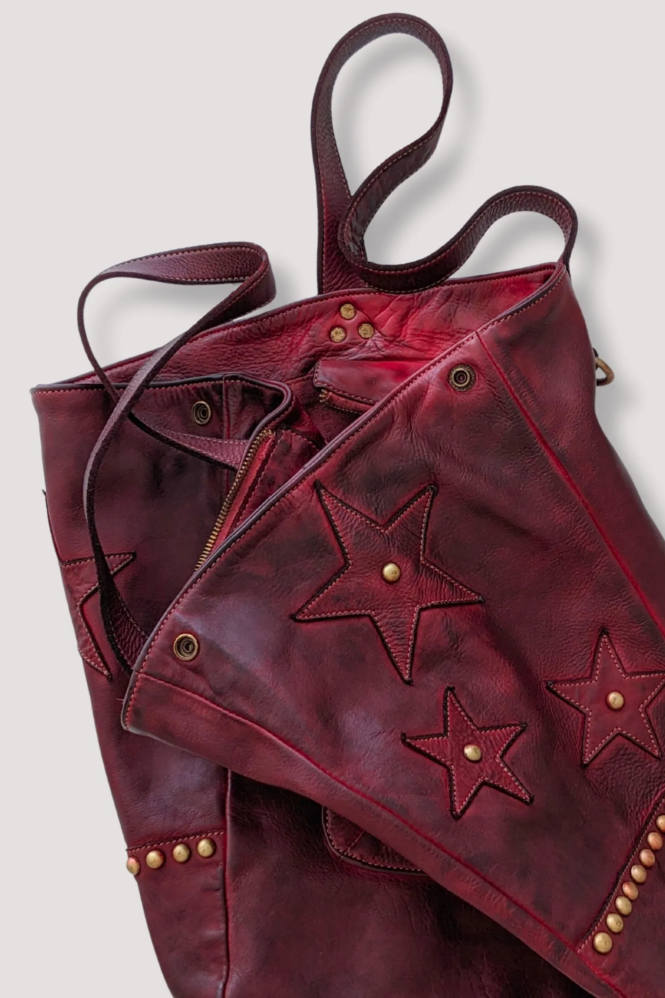 Star Tote - Wine Bordeaux - Second Sale - FINAL SALE - CANADA