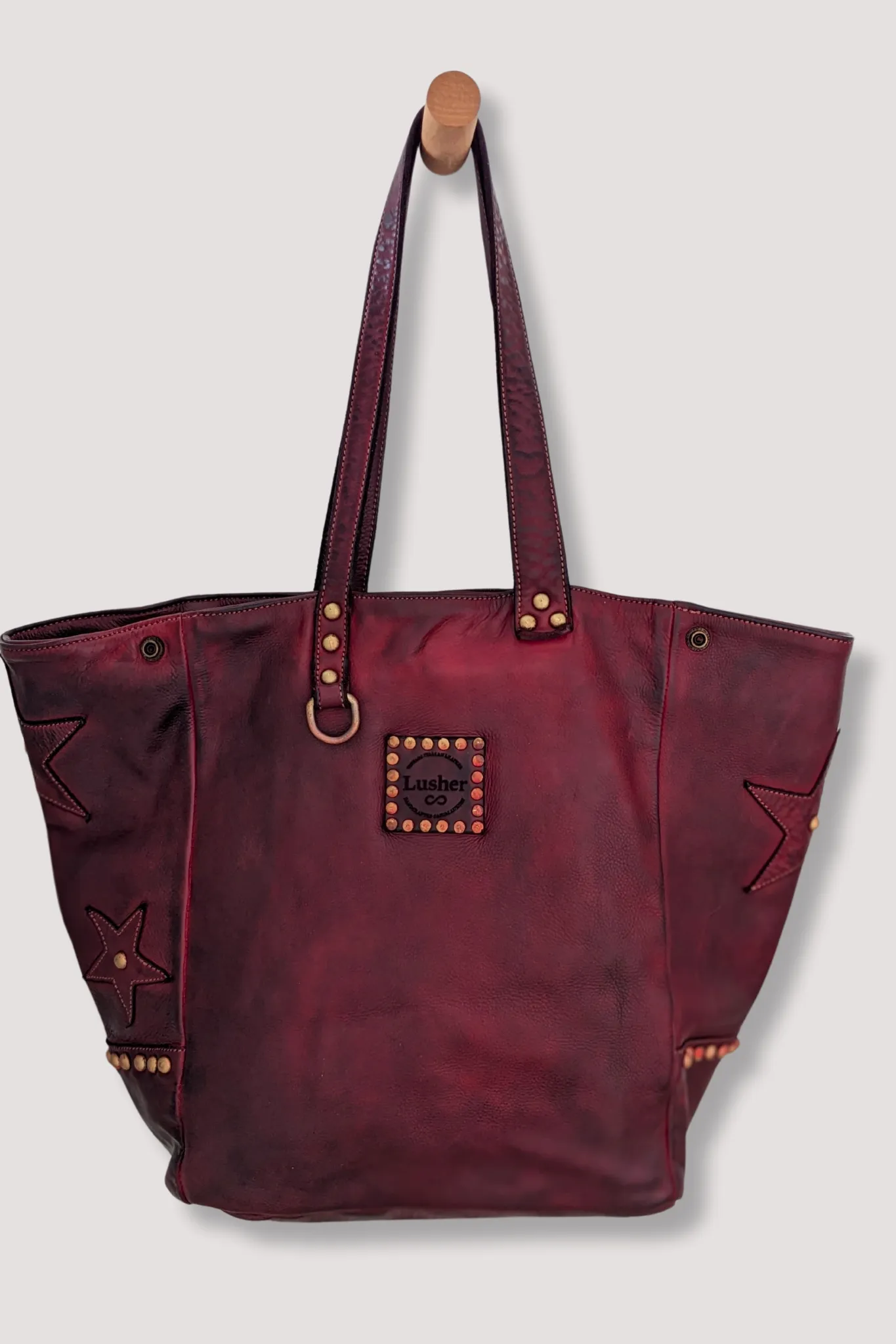 Star Tote - Wine Bordeaux - Second Sale - FINAL SALE - CANADA