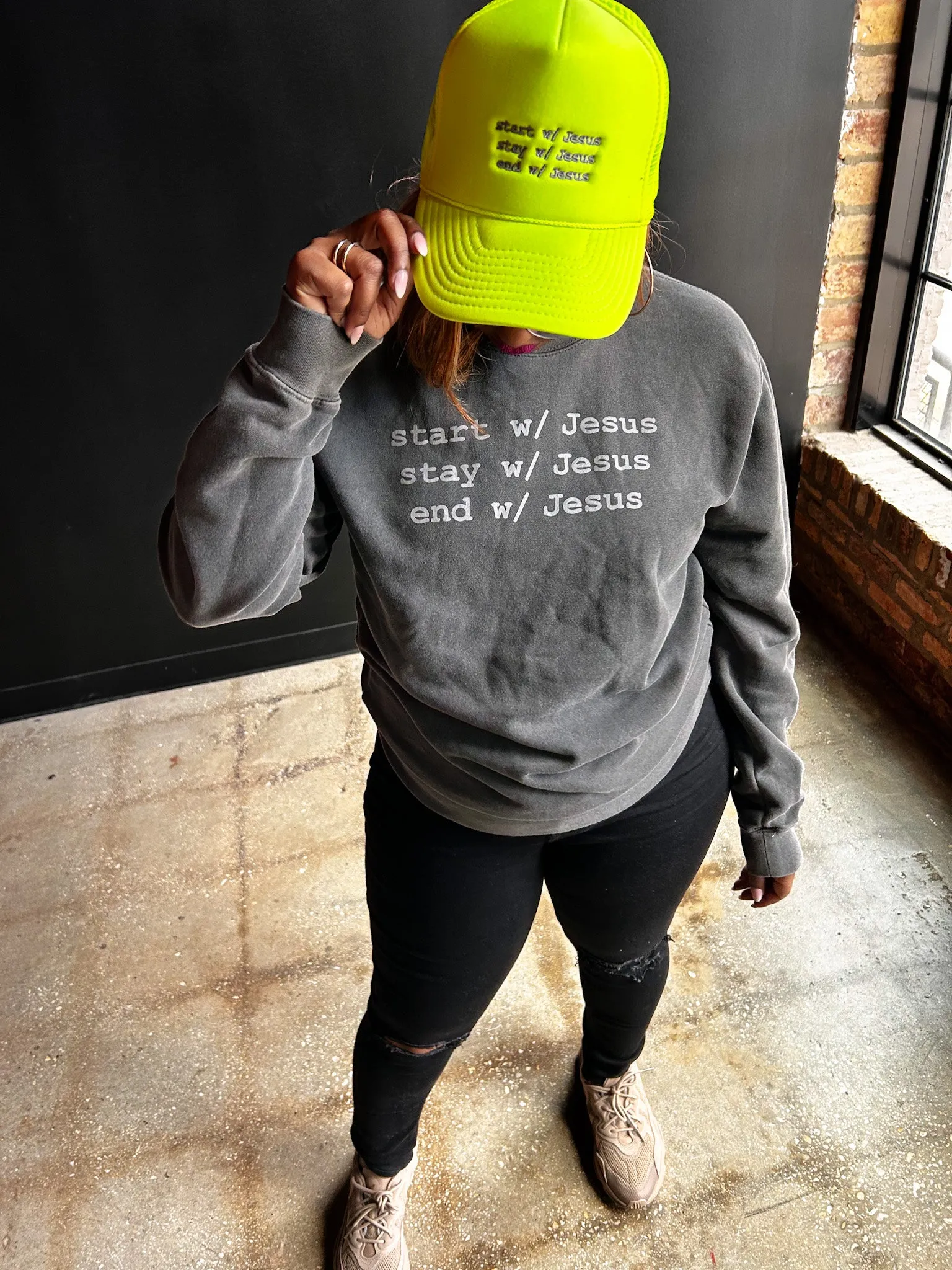 Start, Stay, End w/ Jesus Trucker Hat