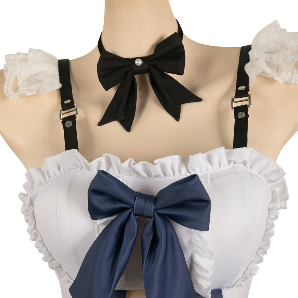 Stellar Blade Eve Ocean Maid Outfit Swimsuit Swimwear Cosplay Costume Outfits Halloween Carnival Suit