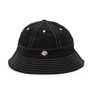 STITCH BUCKET HAT BLACK