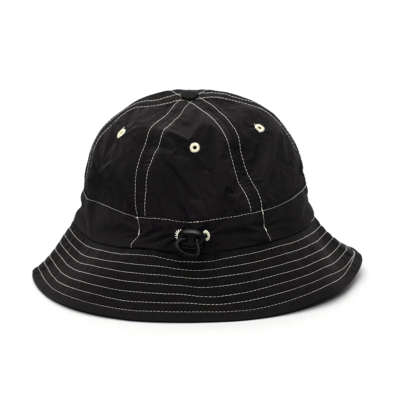 STITCH BUCKET HAT BLACK