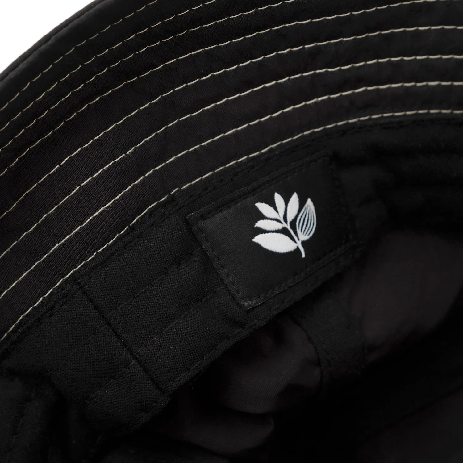 STITCH BUCKET HAT BLACK