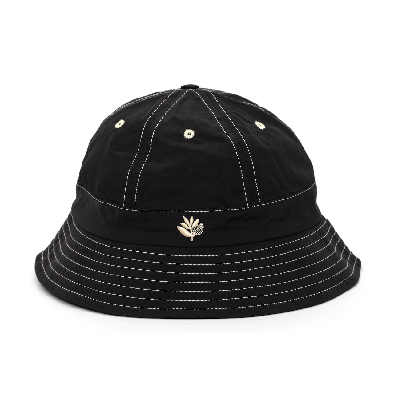 STITCH BUCKET HAT BLACK