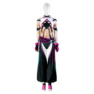 Street Fighter Han Juri Cosplay Costume Outfits Halloween Carnival Suit