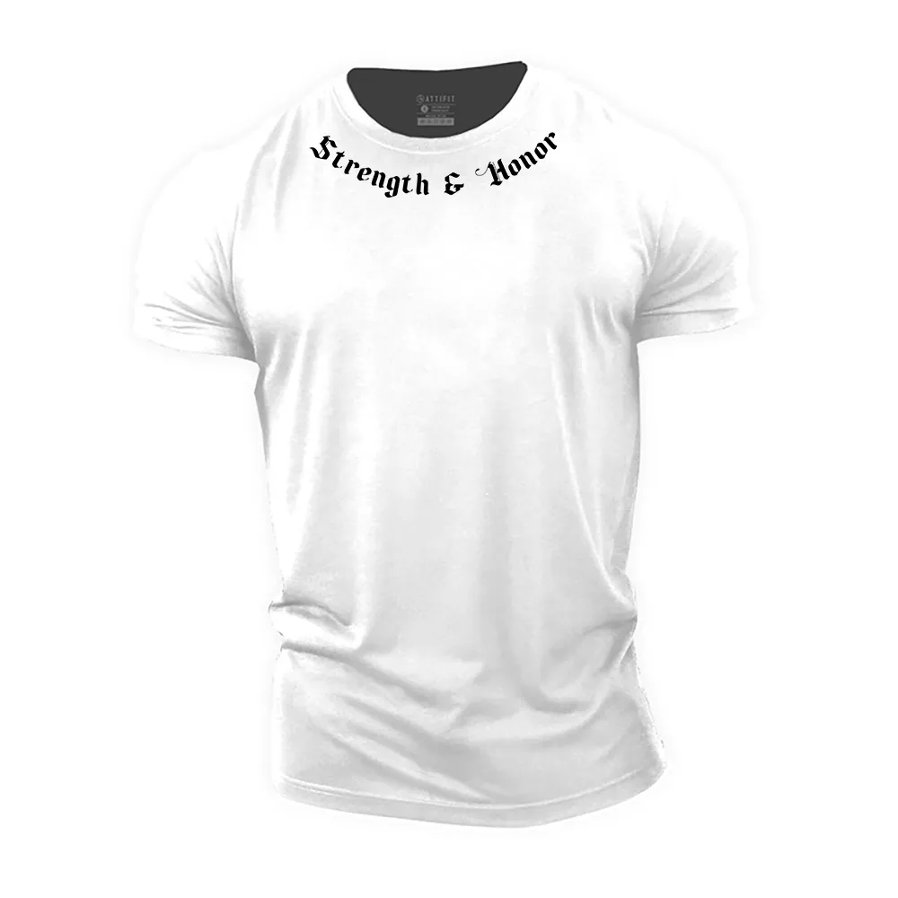Strength Honor Cotton T-Shirt