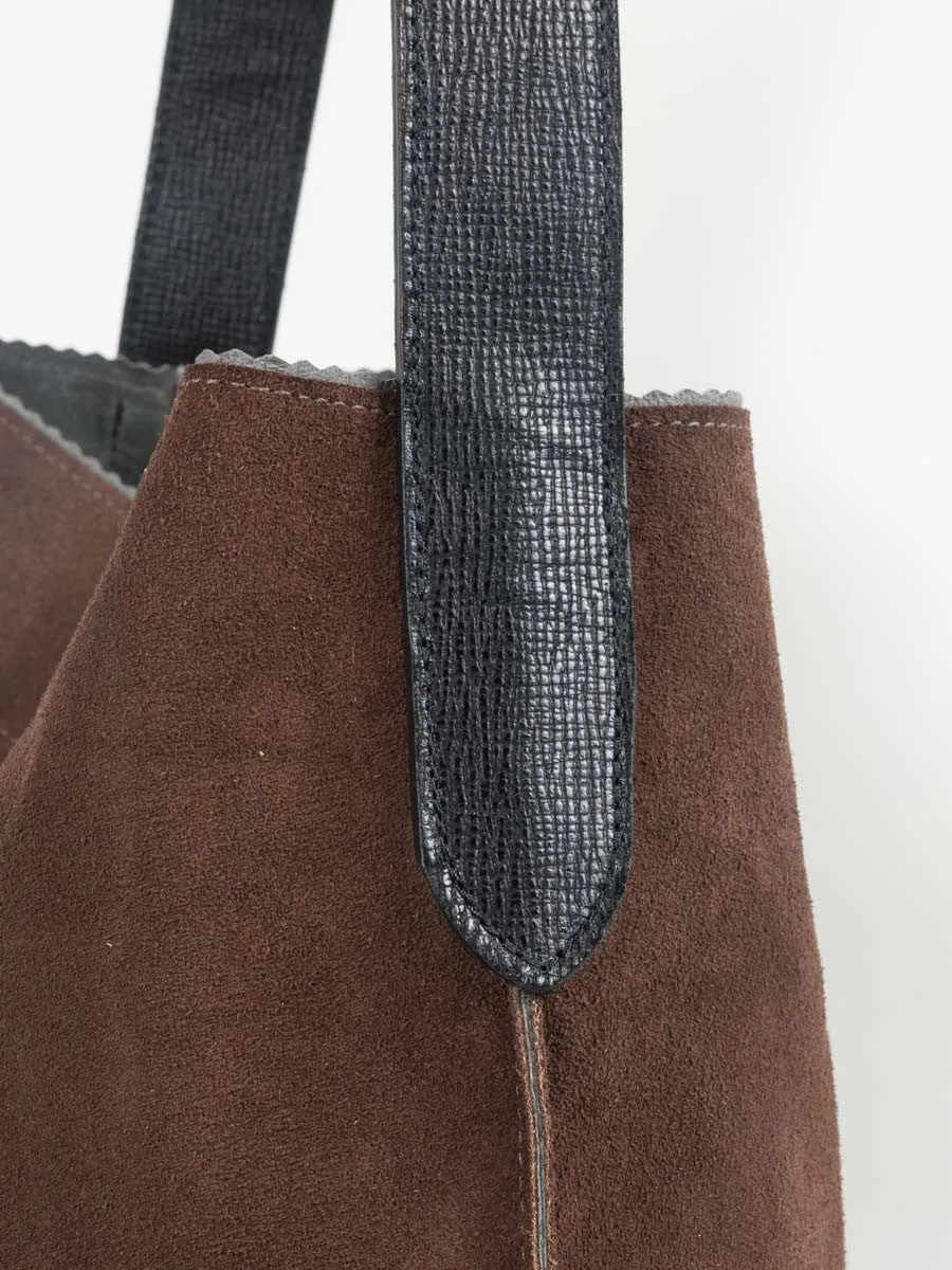 suede slouchy hobo