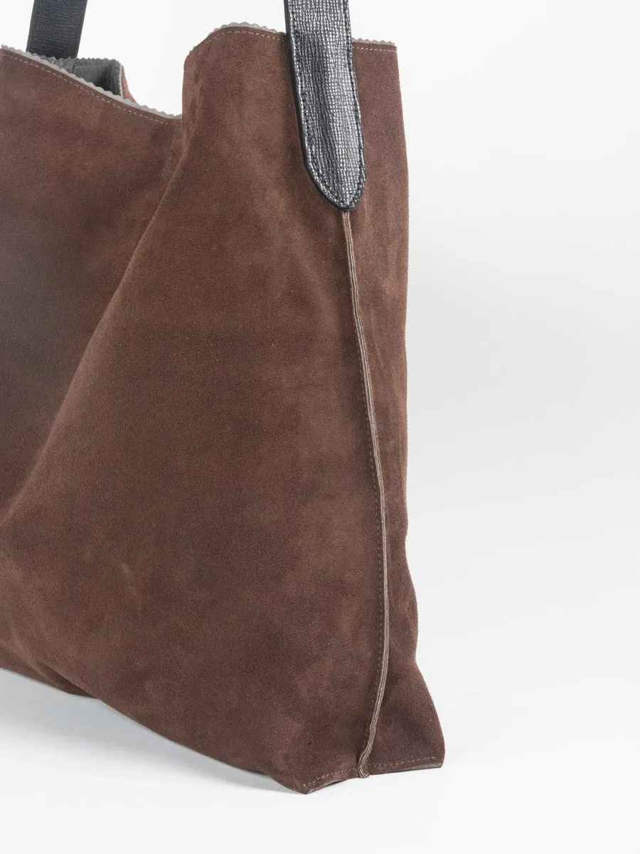 suede slouchy hobo