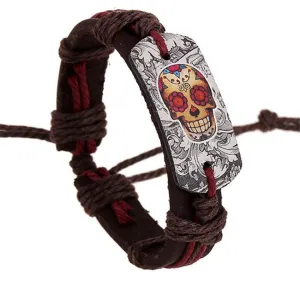 Sugar Skull Charm Bracelet