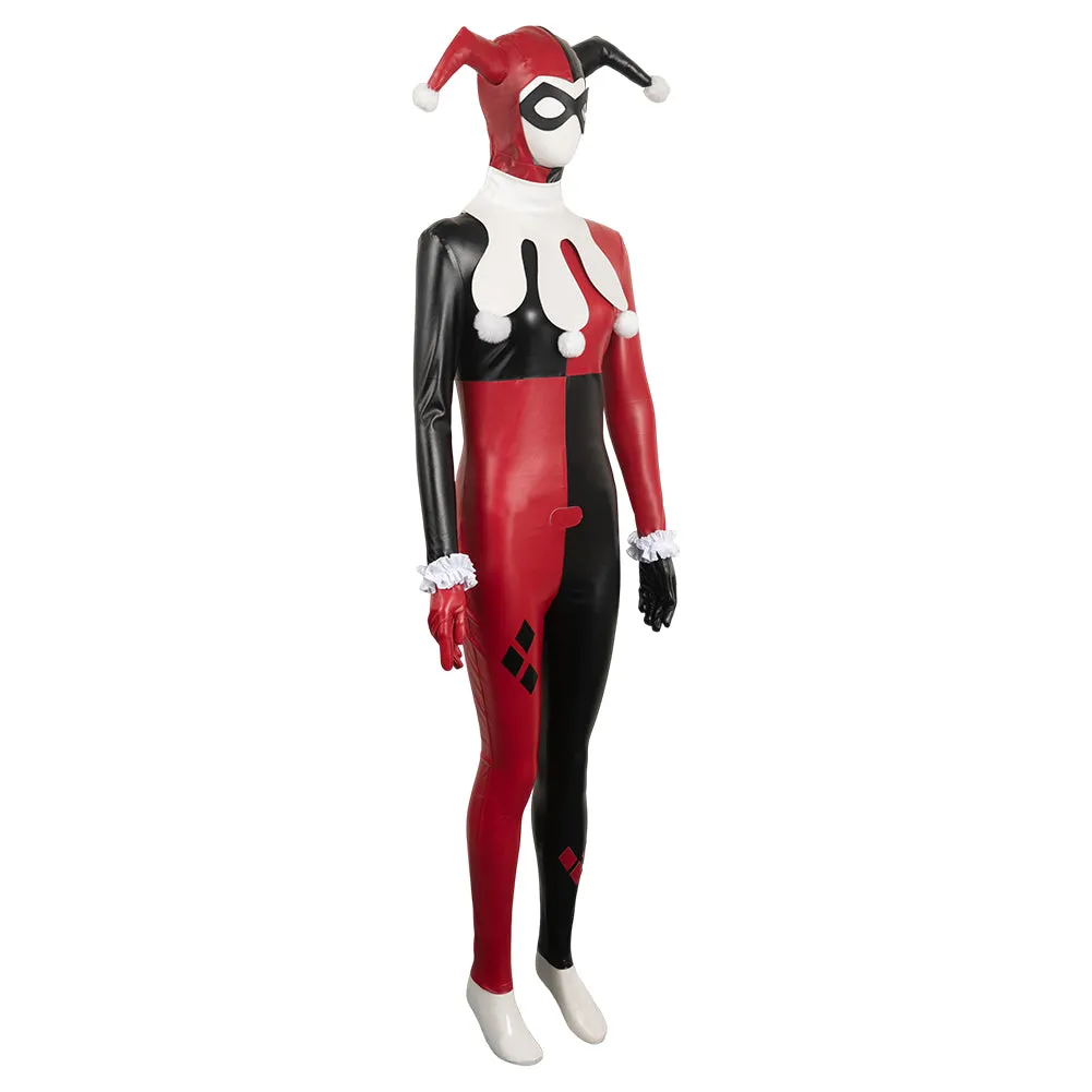 Suicide Squad: Kill the Justice League Harley Quinn Red & Black Joker Set Cosplay Costume Outfits Halloween Carnival Suit