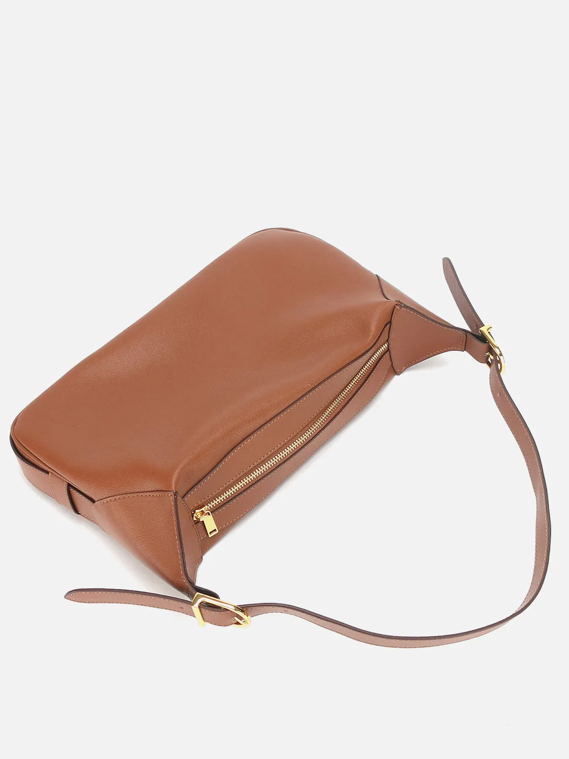 Supple Leather Romy Hobo Bag Single Strap Baguette Shoulder Bag