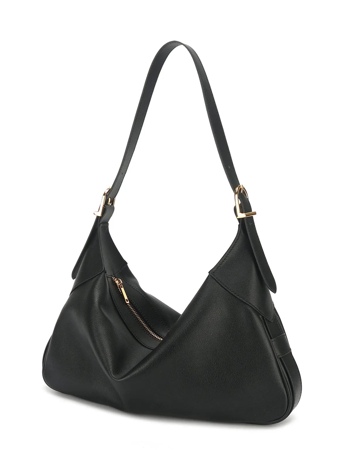 Supple Leather Romy Hobo Bag Single Strap Baguette Shoulder Bag