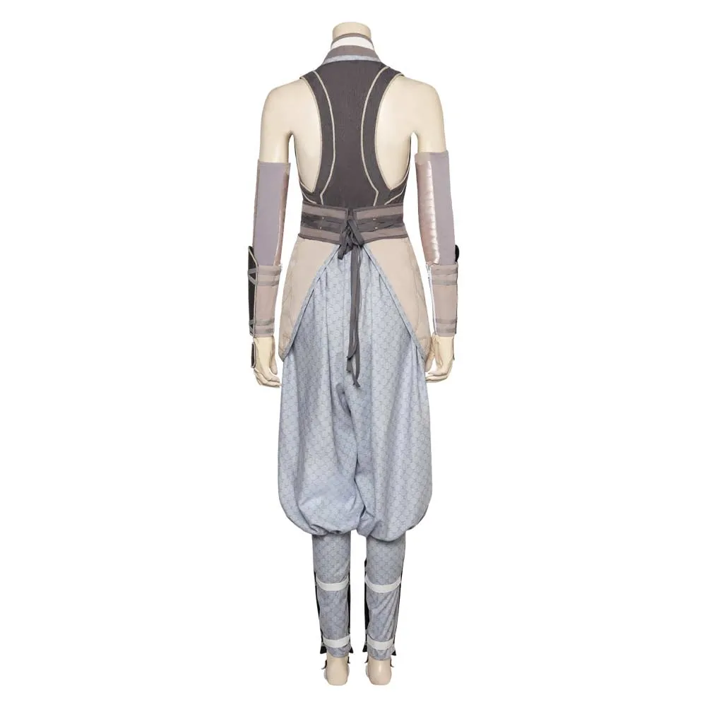 SW Ahsoka Tano Cosplay White Set Costume Outfits Halloween Carnival Suit