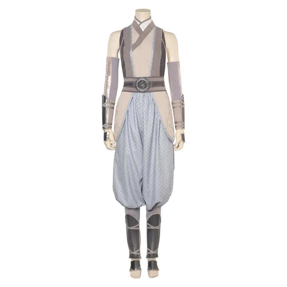 SW Ahsoka Tano Cosplay White Set Costume Outfits Halloween Carnival Suit