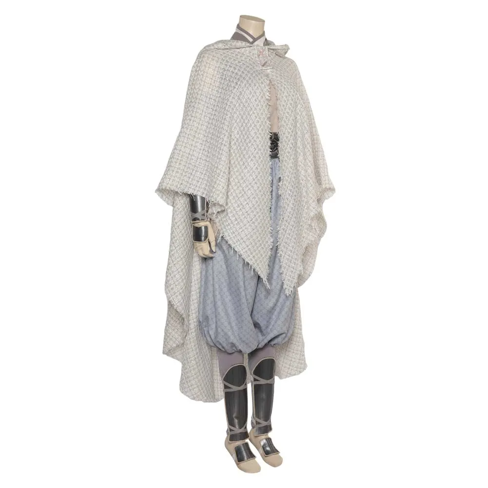 SW Ahsoka Tano Cosplay White Set Costume Outfits Halloween Carnival Suit
