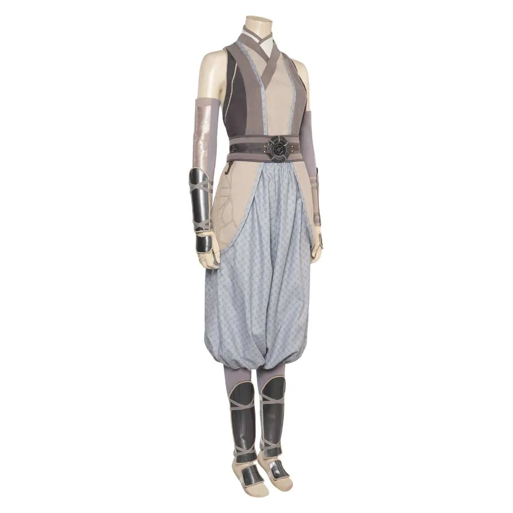 SW Ahsoka Tano Cosplay White Set Costume Outfits Halloween Carnival Suit