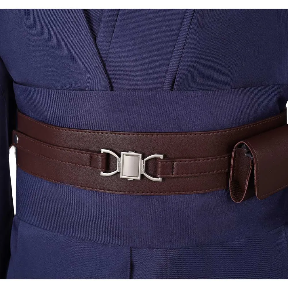SW Anakin Skywalker Jedi Knight Dark Blue Suit Cosplay Costume Outfits Halloween Carnival Suit