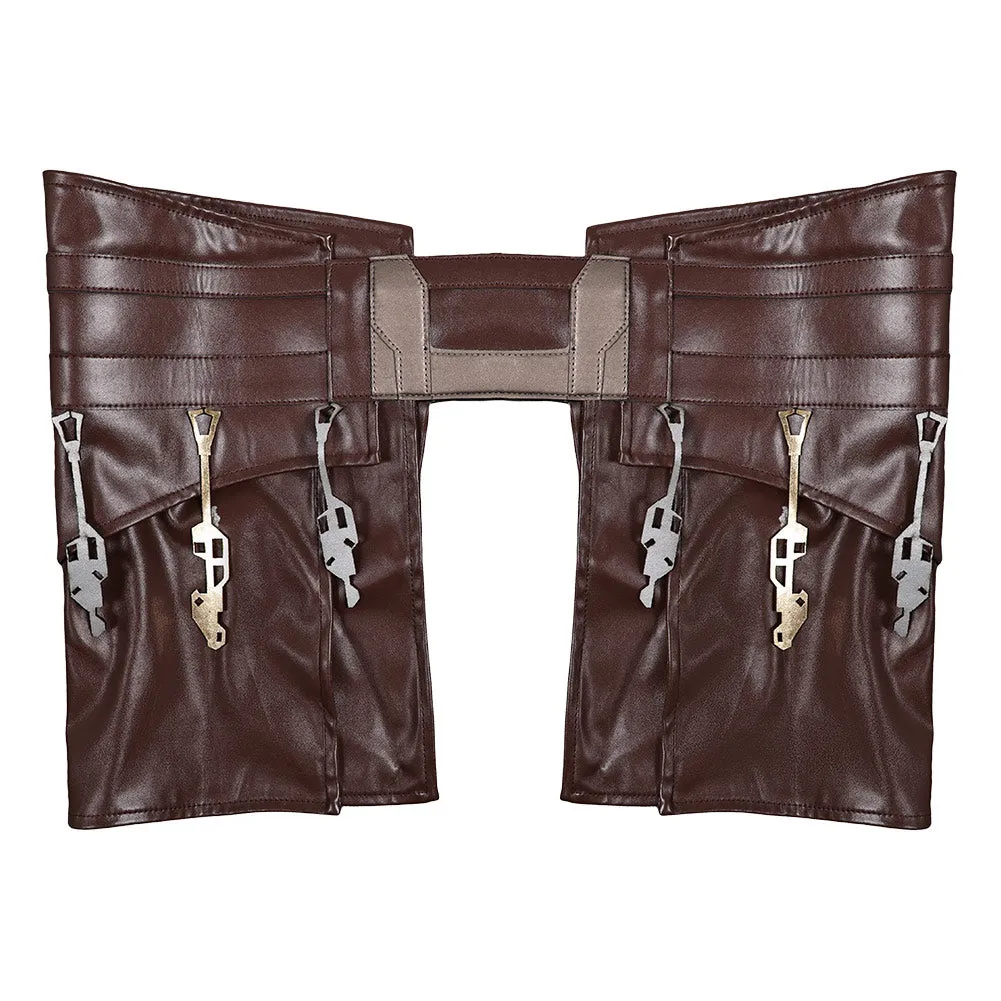 SW Jedi Temple Guard Cosplay Brown Belt Waistband Accessories