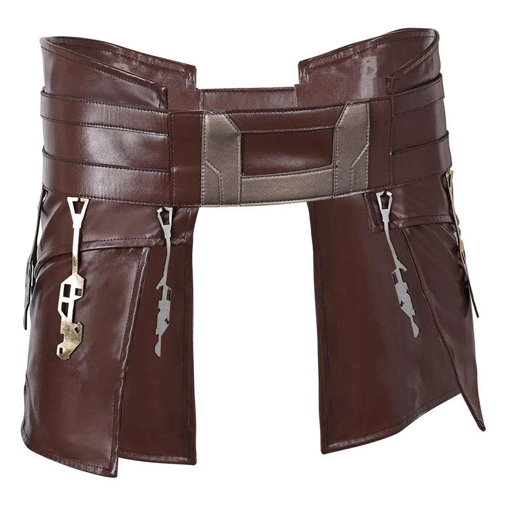 SW Jedi Temple Guard Cosplay Brown Belt Waistband Accessories