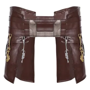 SW Jedi Temple Guard Cosplay Brown Belt Waistband Accessories