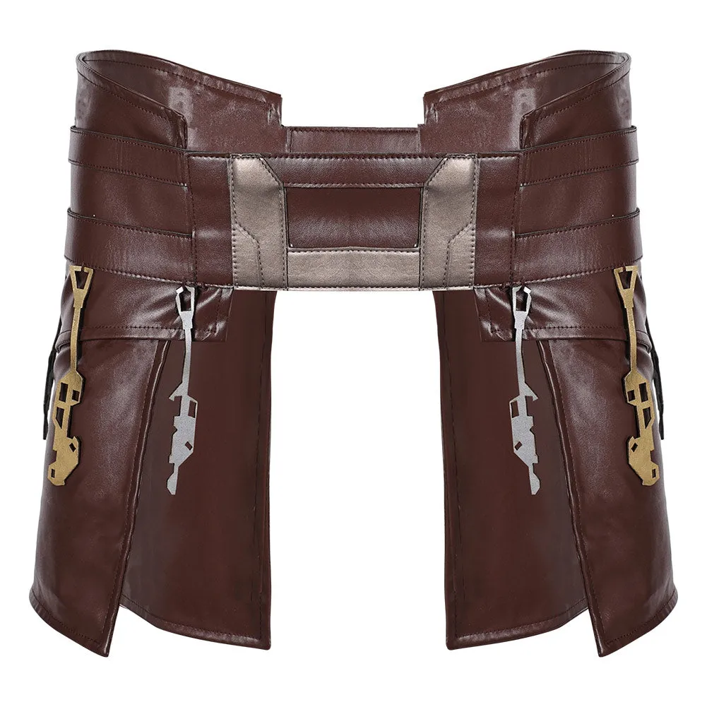 SW Jedi Temple Guard Cosplay Brown Belt Waistband Accessories